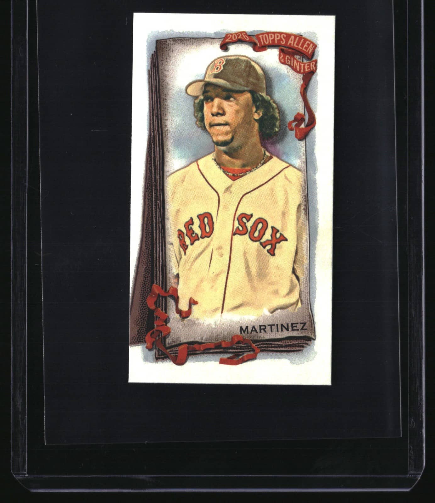 Pedro Martinez 2026 Topps Allen & Ginter #45 Mini Red Sox Baseball Card, photo 1