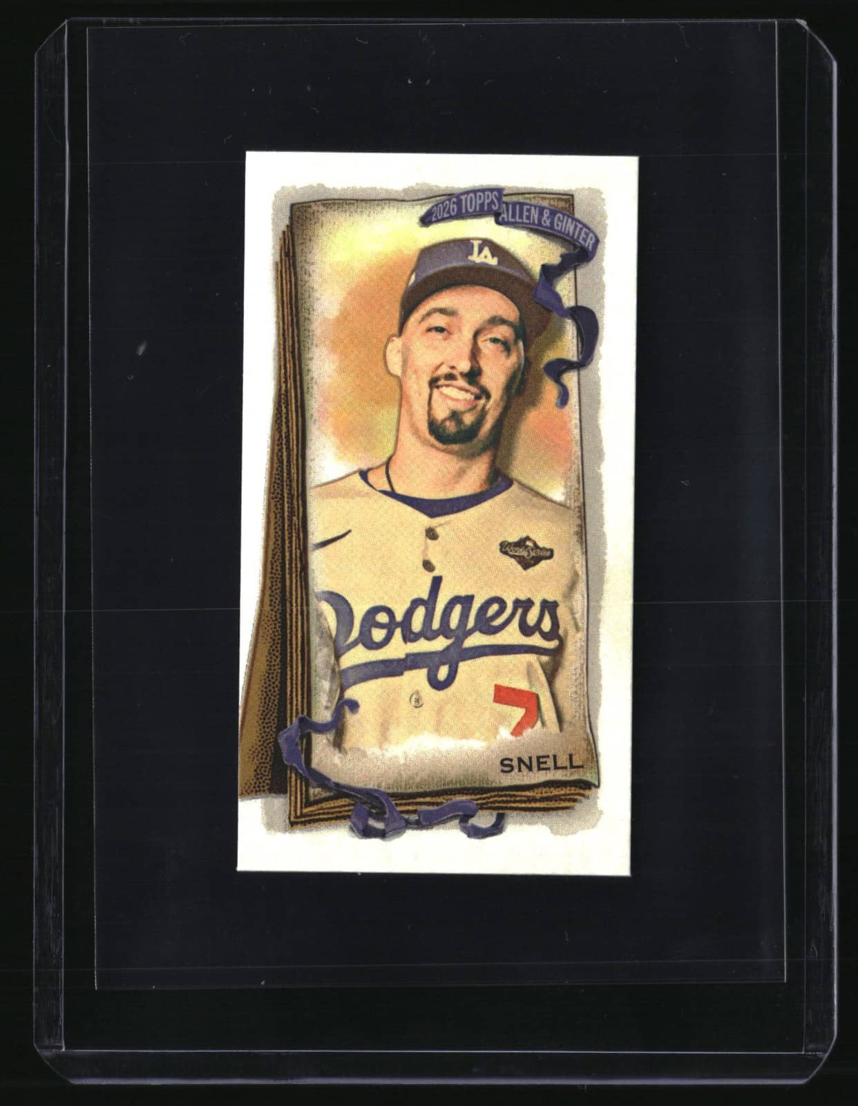 Blake Snell 2026 Topps Allen & Ginter #265 Mini Dodgers Baseball Card, photo 1